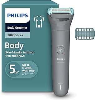 PHILIPS aparador e raspador de pelos do corpo, à prova d’água, Bivolt - BG3470/15 com 10% de desconto por R$ 249,21 na amazon