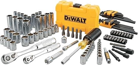 Dewalt Kit De Ferramentas Mecânicas De Dewalt E Conjunto De Soquete, 108 Peças (Dwmt73801)