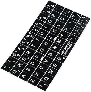 Adesivos ECO para Teclados PC, Notebook e Macbook - Etiquetas ABNT2, Português Vinil/PVC