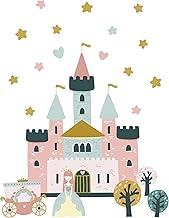 Adesivo de Parede Princesa Castelo e Carruagem 21un