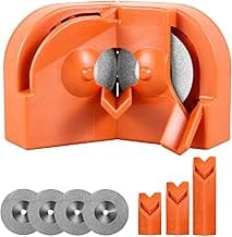 Afiador de brocas, moedor multifuncional de broca giratória, ferramenta de afiação de broca elétrica, afiador de broca com furadeira elétrica para cortador de cozinha