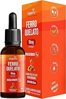 Ferro Quelato Bisglicinato 10mg, Sabor Doce de Leite, 30ml, Bigens