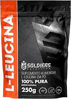 L - Leucina 250g - 100% Pura Importada - Soldiers Nutrition