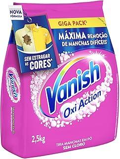 Vanish Tira Manchas Em Pó, Multi Power Oxi Action, para Roupas Coloridas Refil 2,5Kg