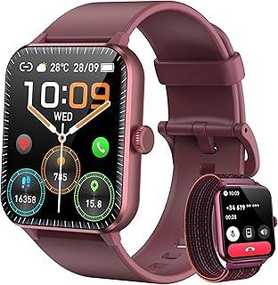 Smartwatch, Relógio Inteligente Blackview 2026 - Faz Chamadas, 100+ Modos Esportivos, 2 Pulseiras, À Prova D'Água, Tela Personalizável, Compatível com Android e iPhone