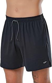 Short Academia Esportivo Masculino Elite Poliamida Stretch UV Com Bolso