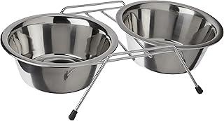 Chalesco Comedouro Duplo para Cães 750 ml