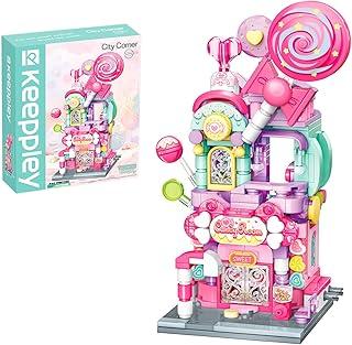 Keepplay Bloco de Montar Loja de Balas City Corner