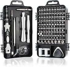 Conjunto de Ferramentas Chave de Fenda de Precisão Magnéticas Multifuncional – 115 em 1 com Bits para Eletrônica, Celular, Computador, Notebook e Reparos Domésticos