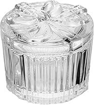 WOLFF - Potiche Redondo Laço de Fita 8cm x 6,5cm Cristal Ecológico