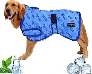 Colete Refrescante para Cães, Jaqueta Refrescante, Resfriamento Evaporativo para Climas Quentes, Compatível Com a Maioria Dos Arreios, Azul (XX-grande)