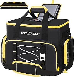 INSMEER Bolsa Térmica Grande Com Abertura Superio - 60 Latas/45L