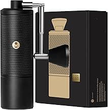 TIMEMORE Moedor de café manual C5 Pro com rebarba cônica S2C-042-III, ajuste de precisão de 0,031 mm, moedor de café portátil todo em metal para café expresso/prensa francesa/derramar - preto