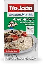 Arroz Arbório Tio João Variedades Mundiais Cozinha Italiana - 500g com 15.59% de desconto por R$ 19,60 na amazon