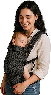 Canguru Ergonômico 4 em 1 BB Amore Joey’s –Suporte Natural em “M”, Alças Cruzadas, Ultra Conforto e Estilo para Pais Ativos - Até 20 kg