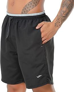 Bermuda Masculina com Bolsos Short Academia Tactel Masculino Elite
