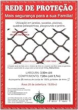 Protej, Kit rede/Tela de Proteção Preta - 19,95m2