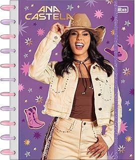 Tilibra - Caderno Universitário Tilidisco 10 Matérias Ana Castela 160 Folhas