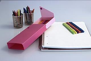 Estojo gaveta em PP, Rosa, Confetti