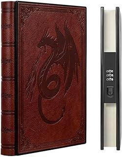 LUMAI Caderno com Cadeado Guardião dos Segredos A5 220 Páginas Papel 100g Capa Dura – Fortalece o Raciocínio, Privacidade e Organização