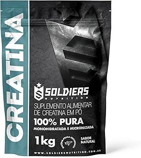 Creatina Monohidratada 1Kg - 100% Pura Importada - Soldiers Nutrition