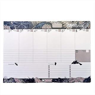 Planner Semanal Permanente A4 36 folhas Tropical Deluxe