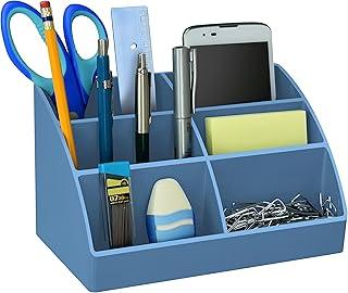 Acrimet Organizador de Mesa Easy Organizer, Ideal para Escritório, Casa ou Estudo, Cor Azul Sólido, 960.5