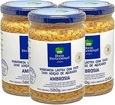 Ambrosia Zero Açucar São Lourenço 380g (3 vidros)