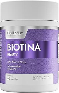 Biotina Pura 60 Cápsulas Nutrilibrium