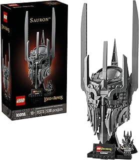 LEGO Icons O Senhor dos Anéis: Capacete do Sauron 11373 com 10% de desconto por R$ 539,99 na amazon