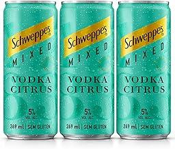 Kit 3 Vodka & Citrus 269ml Drink Pronto Bebida Alcoólica Mista Lata