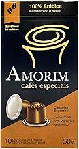 Cápsulas de Café Amorim Especial - Cartucho com 10 Unidades, Compatíveis com Nespresso®