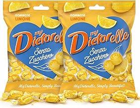 Kit 2 Bala de Goma de Limão com Stevia DIETORELLE 70g - Zero Açúcar - 100% Vegan - Sem Glúten - Importado