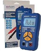 Multímetro Digital Inteligente Automático Profissional Tensão AC/DC Não Queima Eletrônica c/Bateria