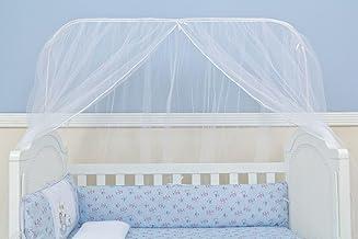 Mosquiteiro para Berço Varal Inteiro Lollipop Branco, Biramar Baby, Branco