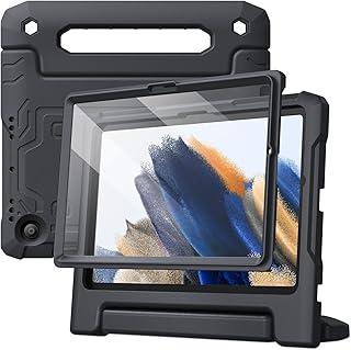 JETech Capa Infantil para Samsung Galaxy Tab A8 10,5 Polegadas 2022 (SM-X200/X205/X207) com Protetor Tela, Estojo Protetora de Mesa com Suporte de Corpo Inteiro à Prova de Choque (Preto)