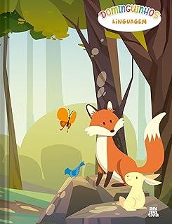 Caderno de Linguagem, Animativa, Capa dura, Costurado, 40 folhas, Dominguinhos, Pacote com 5