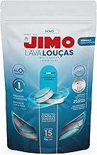 JIMO Lava Louça Multicamadas Detergente Concentrado para Máquinas de Lavar Louças Desengordurante Hidrossolúvel Mais Brilho e Proteção às Louças 15 pastilhas