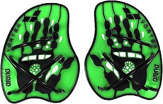 Arena Unisex Adult Vortex Evolution Swimming Hand Paddles for Women and Men Adjustable Straps Curved Design