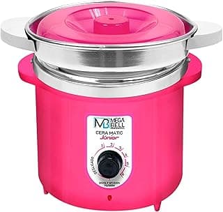 Mega Bell, Panela aquecedora de cera para depilação, Termocera, Cera-Matic Júnior, Com refil, Bivolt, 400g, Rosa com 20% de desconto por R$ 156,80 na amazon