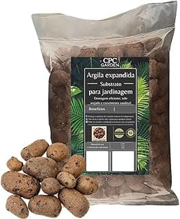Argila Expandida Para Jardinagem e Decoração CPC Garden (10 Litros) com 22.65% de desconto por R$ 38,60 na amazon