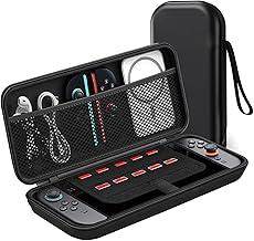 Estojo Compatível com Nintendo Switch 2, Estojo de Viagem Rígido e Fino com 10 Slots para Cartões de Jogos, Bolsa de Armazenamento para Acessórios Switch 2, Presentes para Jogadores/Amigos, Preto