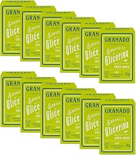 Granado Sabonete Glicerina, Erva Doce, 90g, 12 unidades