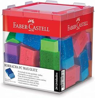 Borracha Colorida, Faber-Castell, 7024GLIN, Multicor, pacote de 24