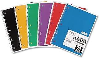 Caderno universitário espiral Mead 73065 pacote com 6