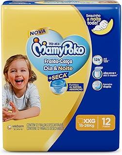 MamyPoko Fralda-Calça Dia&Noite Xxg 12 Unidades