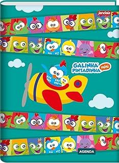 Jandaia - Agenda Permanente Escolar 134X200mm CD 192Pgs Galinha Pintadinha Avião FSC