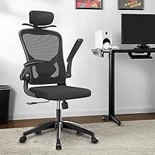 Cadeira de escritório ergonômica com estofado de mesh (Cabide) com 14.99% de desconto por R$ 322,19 na amazon