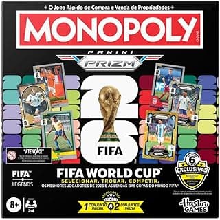 Jogo de Tabuleiro Monopoly Panini Prizm: Copa do Mundo FIFA