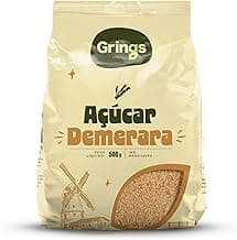 Açúcar Demerara Dourado Grings 500g com 16.05% de desconto por R$ 9,99 na amazon
